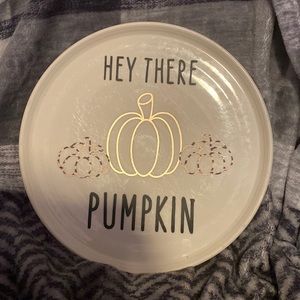 hey there pumpkin platter